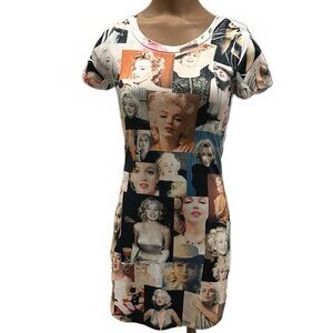 Y2K Marilyn bodycon dress